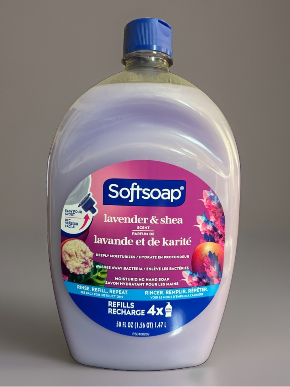 LAVENDER AND SHEA BUTTER SOFTSOAP MOISTURIZING LIQUID HAND SOAP REFILL 50 OZ